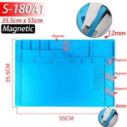 ESD Heat Resistant 932℉ Soldering Mat Job Tools Computer Phone Repair Kit Working Repair Pad Heatresistant Maintenance Platform