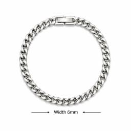 Stainless Steel Braided Double Row Front and Rear Fish Scale Alloy Magnetic Buckle Bracelet with Keel Jewelry New Model