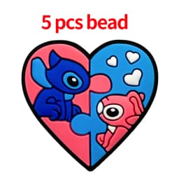 5pcs Silicone Cartoon Beads Pacifier Chain Baby DIY Care Nipple Chain Fittings