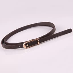 1x108cm PU Leather Women Thin Belt Simple Solid Color Versatile Pin Buckle Thin Belt Dress Decoration Women Designer Belts