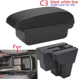 For KIA RIO Armrest Box For KIA STONIC Cerato Car Armrest Europe South Retrofit parts Storage Box Car Accessories 2015-2022