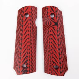 1Pair Tactics Full Size G10 Material Peacock Textured 1911 Grips Patches DIY Making Replace Accessories Scales Decor Slabs