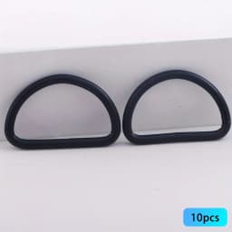 10pcs Metal D Ring for Purse Making, Dee Rings Metal Buckle for Bags Webbing Leather Straps Wallets Crafts Pet Collar Backpack