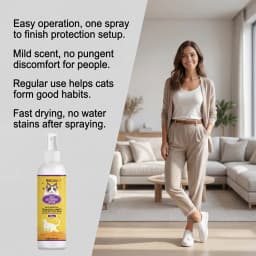Cat Repellent Spray Indoor Outdoor Stop Sofa Scratching Urine Marking Long Lasting Furniture Protector Pet Deterrent Spray 100ml