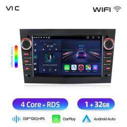 Junsun 7" Android Car Radio For Opel Astra H G J Zafira B Corsa C D Antara Vectra Vivaro Wireless CarPlay Android Auto GPS Navigation Multimedia Player IPS Touch Screen WiFi 4G DSP RDS Bluetooth FM AM SWC DAB Autoradio Stereo Head Unit 2DIN