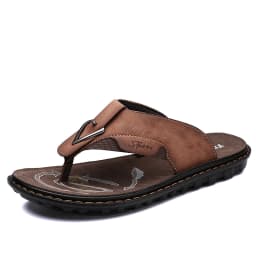 Flip-Flops Summer Classic High-Quality Fashion Soft-Sole Non-Slip Comfort Breathable Light Outdoor Men's Casual Walking Slippers
