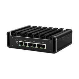 Intel I3 N300 Core 3-100U 6x 2.5G LAN Metal Mini PC Firewall Appliance DDR5 Industrial NAS Home Server PfSense PNsense Proxmox
