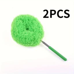 360 Electrostatic Dust Duster Telescopic Flexible Stainless Steel Household Feather Duster Cleaning Tool Microfiber Dust Brush