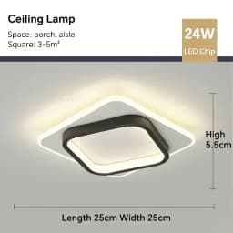 Modern LED Ceiling Light for Corridor Hallway Stairs Aisle Entrance Balcony Small Round Chandelier for Living Dining Bedroom