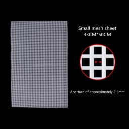 Handcraft Latch Hook Bags Made Plastic Grid Hook Crafts Accessory Plastic Mesh Cloth For Bag Rug Thread Hook Craft Supplies