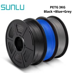 SUNLU 3 Rolls PLA PETG 3D Filament 1KG 1.75mm +/-0.02MM 3D Printing Filament Neatly Wound Filament Vacuum Packing Fast Shipping