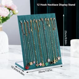 Flannel Necklace Pendant Display Stand Earring Display Board Women Jewelry Rack Bracelet Storage Holder Dangler Eardrop Shelf