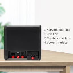 Receipt Printer 80mm Hand Printer 80T USB/USB+Lan Port Printer With Auto Cutter POS Printer Kitchen Printer