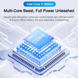 LENO Ultra Slim 14.1" Laptop Intel Core i7 8650U 32GB 2TB Windows 11 Pro Gaming Computer PC Gamer office Notebook 1920*1080 HD