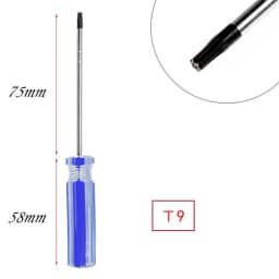 T6 T8 T9 T10 Torx Screwdriver Repair Tool Kit for Macbook, Laptop, HDD, PS5, PS4, PS3, Xbox One and Xbox 360 Controllers Repair