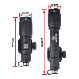 Surefir M300 M600 Flashlight With AXON Dual Function Remote Pressure Switch Fit 20mm Rail Hunting Tactical Airsoft Light