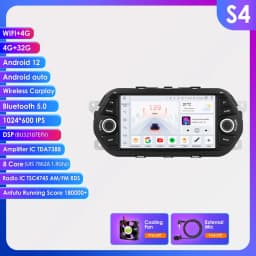 2din Carplay Android Car Radio For FIAT TIPO EGEA 2015-2017 Multimedia Video Player Navigation stereo GPS Octa Core 7862