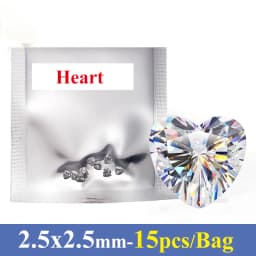 3EX Cut DJMAX 3-20mm Rare Heart Cut Moissanite Loose Stones Real D Color VVS1 Heart Shape Certified Moissanite Diamonds