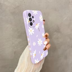Plain Daisies Phone Case For Samsung Galaxy S23 S22 S21 S20 Ultra Plus FE S10 S9 S10E Note 20 ultra 10 9 Plus Cover