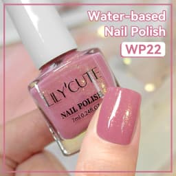 LILYCUTE 7ml Water Based Nail Polish 40 Colors Long Lasting Quick Drying No Need of Lamp to Cure Nail Supplies For Nail Manicure