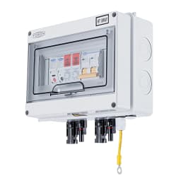 TOMZN HT 8WAY IP65 Photovoltaic Distribution Box 2P 600VDC 16A 20A 25A 32A 40A 50A 63A 1input 1output Fuse SPD MCB Combiner Box