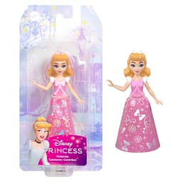Original Disney Princess Mini Princess Snow White Moanna Merida Elsa Anna Miniature Dolls for Girls Christmas Gifts HPL55 Toys