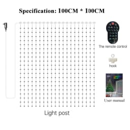 App Curtain String Light DIY Picture Text Display Led Fairy Light Garland RGB LED String Light Curtain Lights Wedding Decor