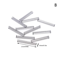 10PCS Wire Diameter 0.4mm Miniature Ballpoint Pen Refill Steel Small Compression Springs