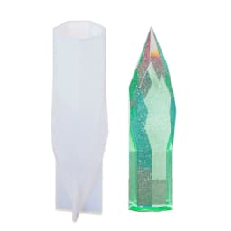 Resin Molds for Crystal Tower Resin Mold for Flower Crystal Large Pointed Crystal Silicone Molds for DIY Christmas Gift 87HB