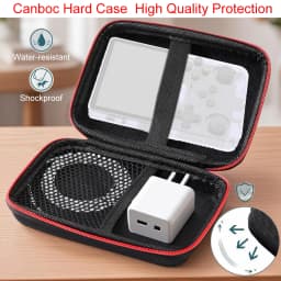 4 IN 1 Storage Case Game Console Travel Carrying Bag Screen Protectors Tempered Glass Film for R36S R36MAX K36 Accessories