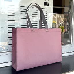 StoBag 20pcs Non-woven Tote Bags Color Fabric Portable Eco-friendly Shopping Storage Reusable Large Pouch Custom Logo(Extra Fee)