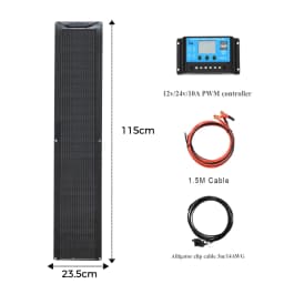 100W Flexible Solar Panel Monocrystalline Silicon 50W 100 Watt Solar Panels For Boat Car Motorhome Yacht 12v/24V Battery Charge