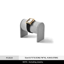 Oirlv Watch Display Stand Microfiber Jewelry Organizer Watch Stand Bracelet Display Rack Jewelry Watch Bracelet Photography Prop