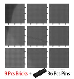 Wholesale 16X16 Pixel Art Building Blocks Bottom Plate 65803 Bricks Baseplate Part Compatible 31212 21333 98138 Pixel Toys Gifts