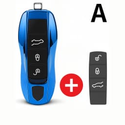 For Porsche Panamera Carrera Macan Boxster Cayman Cayenne Taycan 911 970 981 991 Car Smart Remote Key Case Fob Covers Set Shell