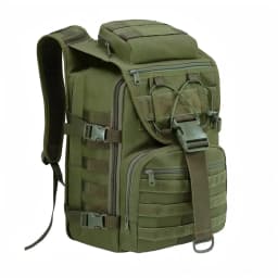 35L Men's Tactical Commuter Backpack with MOLLE System & Multi-Compartment Design, Waterproof Oxford Fabric for Daily Travel Work School Laptop Bag