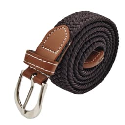 Unisex Casual Outings Canvas Elastic Belt, Woven Elastic Band, Party, Daily Commuting
