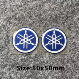 3D Emblem Yamaha Stickers Logo Decal Gold White Blue Red Sticker