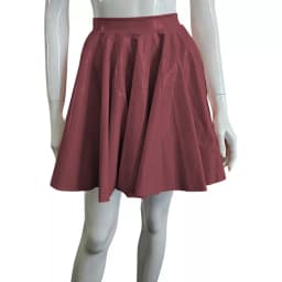 Plus Size Sweet Girl A-Line Goth Skirts Casual PVC Bottoms High Waist Faux Latex Slim Fit Mini Skirt Women Solid Sexy Club Skirt
