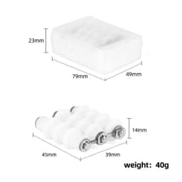 Plastic Wire Straightener 0.5-2mm Small Hand-held Metal Soft Wire Drawing Correction Straightener Wire Straightener Jewelry Tool