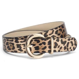 Fashionable Alligator Pattern Belts for Woman 105cm Durable PU Gold Color Buckle Belts Woman's Jeans Belts