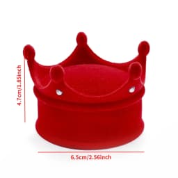 1Pcs Lovely Velvet Jewelry Box Container Wedding Ring Box for Earrings Necklace Bracelet Display Gift Box Holder 8 styles
