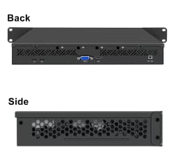 1U Rackmount Firewall Server Intel C246 LGA1151 8th 9th Gen Xeon Core 8×2.5G LAN 2×10G SFP+ Gateway pfSense OPNsense Computer