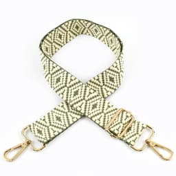 1Pc 38mm Jacquard Canvas Bag Strap for Women's Handbag Replace Handle 75~130cm Adjust Shoulder Straps Crossbody Bags Accessories