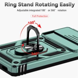 Slide Camera Protect Cover For Google Pixel 6 7 8 Pro Pixel8 Magnetic RIng Holder Shockproof Armor Phone Case For Pixel 6A 7A 8A