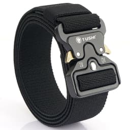 TUSHI Men Army Outdoor Hunting Tactical Multi Function Combat Survival High Quality Marine Corps Canvas For Aluminum Alloy Belt