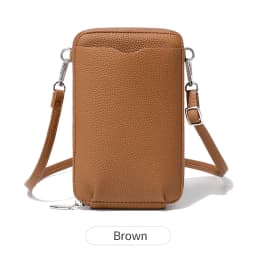 PU Soft Leather Women's Handbag Fashionable Multi Functional Phone Bag Diagonal Strap Single Shoulder Coin Wallet