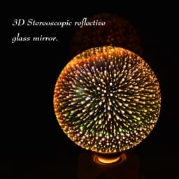 E27 110V 220V 3D Night Light Star Fireworks Effect table Lamp Decoration Bulb bedside Home Room Decor Light Luminaria G80 G125