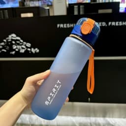 700ML Sports Water Bottle Scale Marked Drop Resistant Drink Cup For Sport Outdoor Plastic Drink Bottle Large Capacity Leakproof