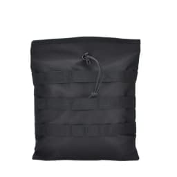 Tactical Roll-up MOLLE Dump Pouch Magazine Recovery Bag Outdoor Drawstring Mag Recycling Storage Pack for Airsoft Hunting Gear